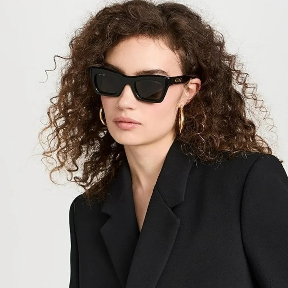 SALE! NEW Gucci GG1773S 004 Orange Brown Cat Eye Unisex Sunglasses